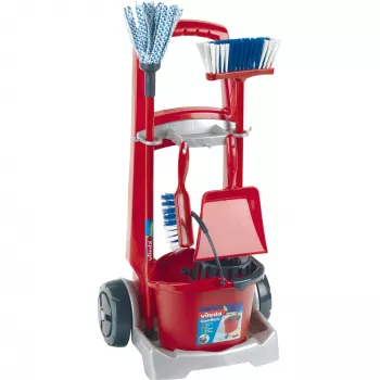 Theo Klein 6741 carrello per le pulizie Vileda