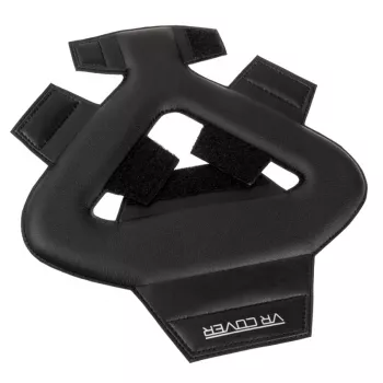 Cuscinetto in schiuma per archetto del protettore Oculus Quest di vr cover (nero)