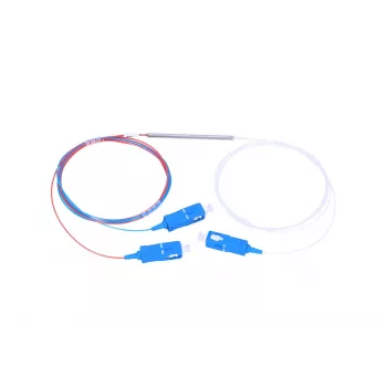 Splitter per cavi in fibra ottica Extralink 1:2 FBT SC/UPC 25:75, 900µm, 1m
