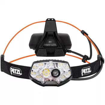 Torcia frontale Petzl NAO RL nero arancione LED 1500 lm USB