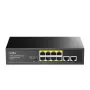 Cudy FS1010P switch di rete Fast Ethernet (10/100) Power over Ethernet (PoE) nero