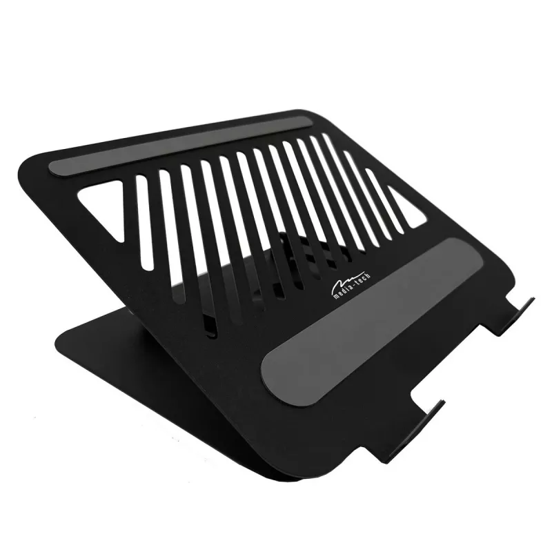Supporto per laptop MEDIA-TECH MT2662 – regolabile in altezza, pieghevole in alluminio per laptop da 10–17