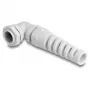 DeLOCK Pressacavo 90° PG11 grigio con scarico di trazione