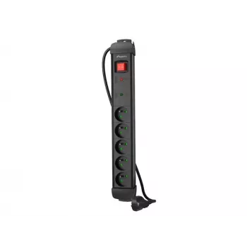 Ciabatta LANBERG SP1 1,5 m – 5x prese PL, nero