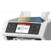 Safescan 2850 conta banconote con rilevamento falsi (UV, magnetico, dimensione), 1500 banconote/min, display touch, bianco