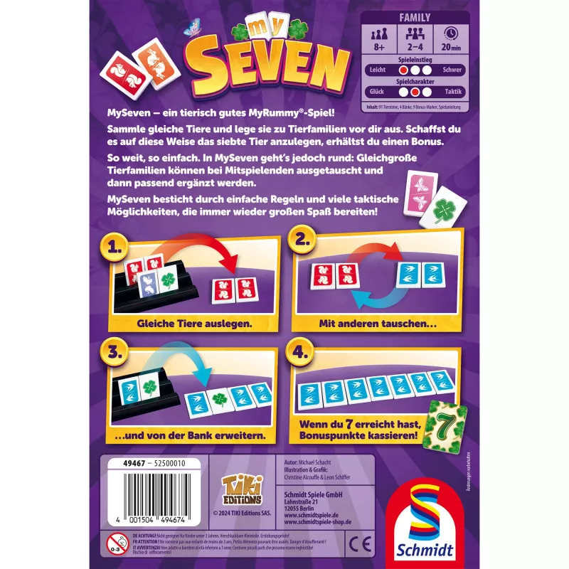 MySeven, gioco da tavolo