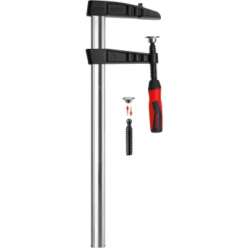 Morsetto a F Bessey TGK100-2K 100 cm alluminio nero rosso