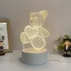 Lampada da notte Extralink HOME cuore illusione ottica 3D lampada da comodino USB