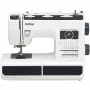 Macchina per cucire elettromeccanica semiautomatica Brother HF37 bianca