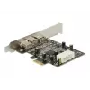 Scheda interfaccia FireWire A/B DeLOCK PCI Express 89153
