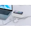Devia Stazione di ricarica wireless con box di disinfezione, bianco