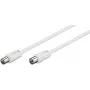 Cavo coassiale Microconnect COAX050W 5 m bianco