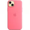 Custodia in silicone Apple MWNE3ZM/A per iPhone 15 Plus con MagSafe, rosa