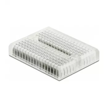 Breadboard DELOCK 18323 — plastica trasparente, 36×46×10 mm