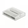 Breadboard DELOCK 18323 — plastica trasparente, 36×46×10 mm
