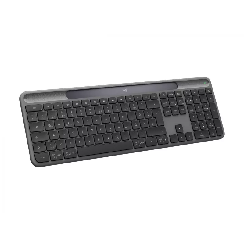 Logitech Signature Slim Solar+ K980 Tastiera wireless, QWERTZ tedesco, grafite