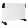 Termoconvettore elettrico NOVEEN CH-6000 TIMER TURBO FAN 2000W 3 livelli di potenza montaggio a parete/pavimento bianco