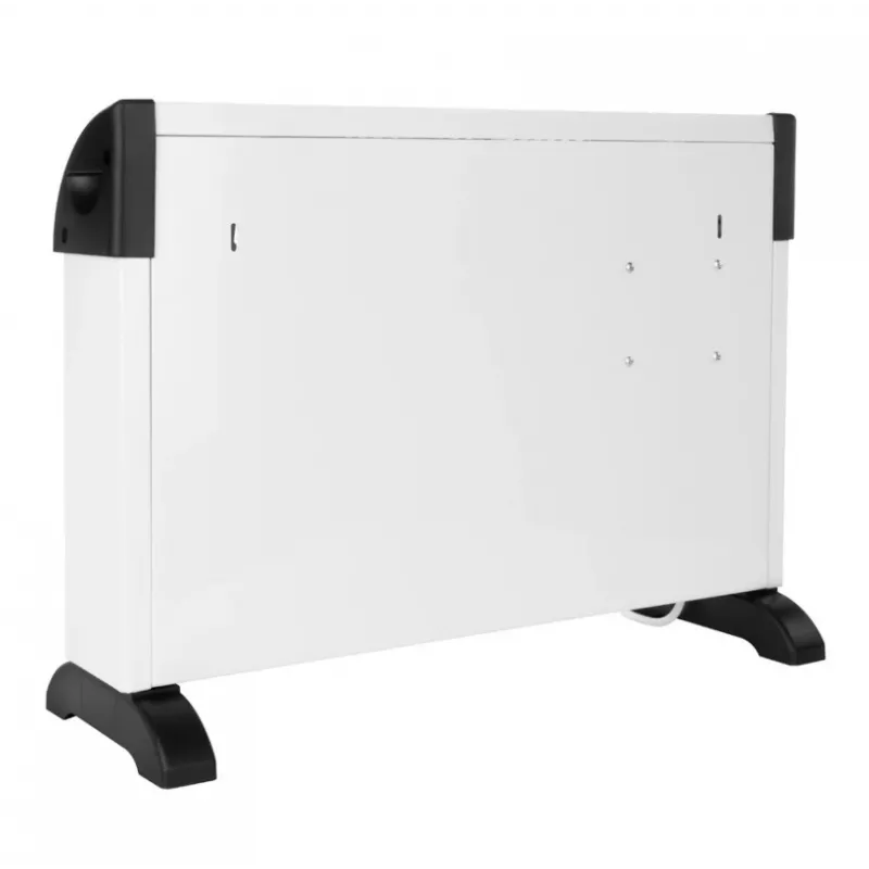 Termoconvettore elettrico NOVEEN CH-6000 TIMER TURBO FAN 2000W 3 livelli di potenza montaggio a parete/pavimento bianco