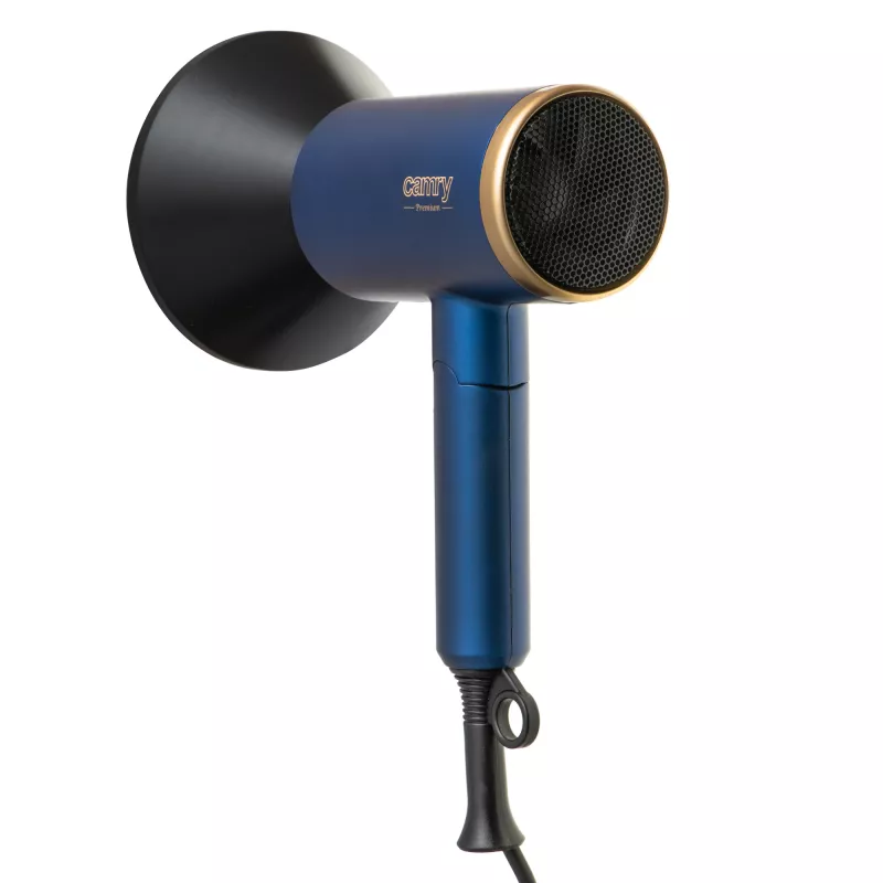 Camry | asciugacapelli | CR 2268 | 1800 W | 2 livelli di temperatura | funzione ioni | diffusore | blu/oro