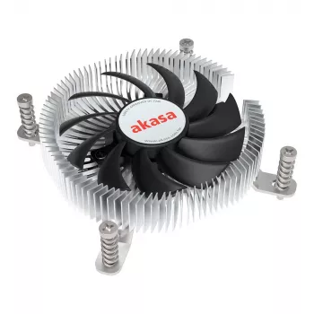 Dissipatore ibrido Akasa Intel LGA1700 7,5 cm alluminio nero