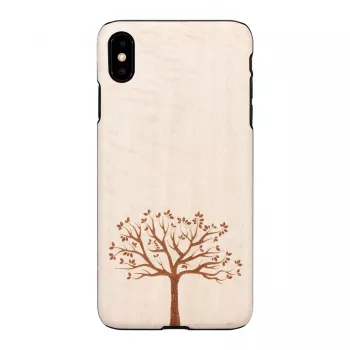 Custodia per cellulare man and wood per iPhone XS Max – legno di melo, nero