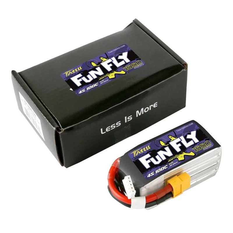 Batteria Tattu Funfly 1550mAh 14,8V 100C 4S1P