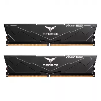 T-FORCE Vulcan - DDR5 - kit - 32 GB: 2 x 16 GB - DIMM 288-PIN - 3000 MHz / PC5-48000 - CL30 - 1,35 V - unbuffered - On-Die-ECC - nero (FLBD532G6000HC30DC01)