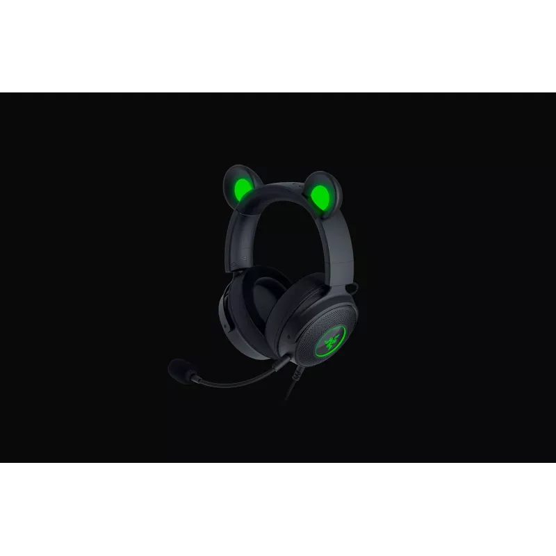 Razer Kraken V2 Pro Kitty Edition – cuffie gaming over-ear con filo, nero