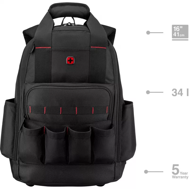 Zaino per notebook Wenger 653723 per laptop da 40,6 cm (16 pollici), zaino portatile