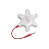 Belkin F8Z274BT - verde - bianco - 1x 3,5mm - 5x 3,5mm - maschio - femmina