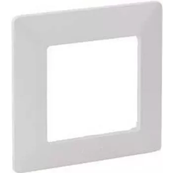 Cornice per placca Legrand Vlife 754001, 1 modulo, design bianco