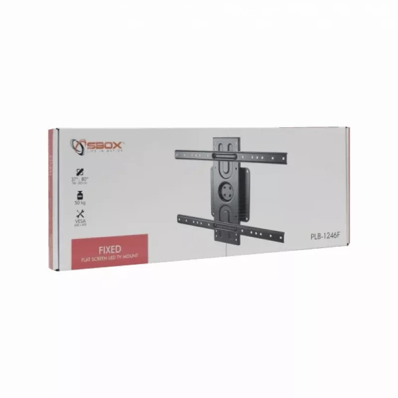 Sbox PLB-1246F supporto fisso per TV a schermo piatto 37-70 50kg