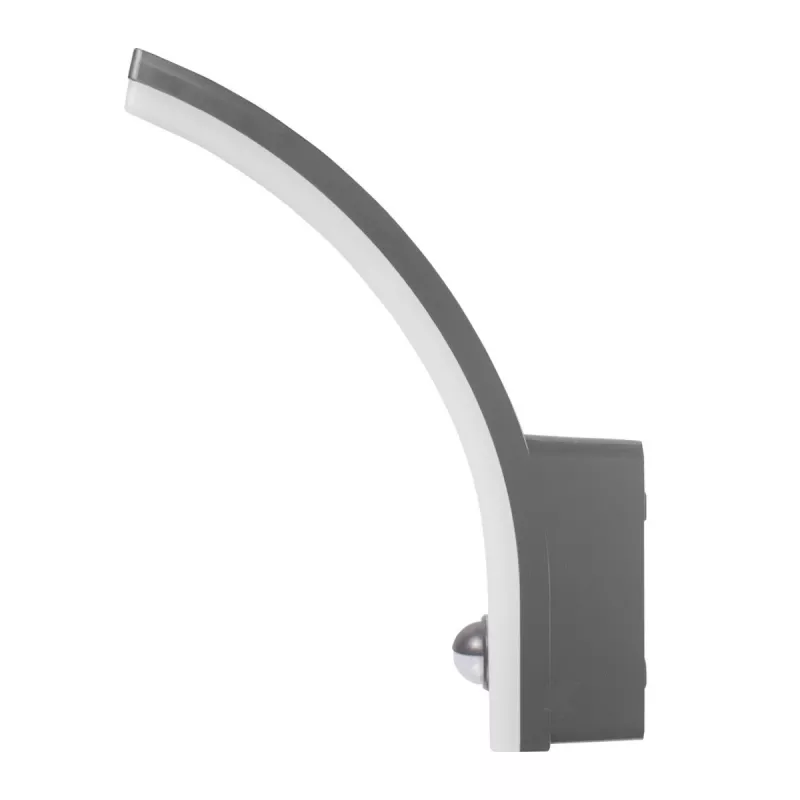 Lampada da parete LED MACLEAN MCE512 GR con sensore di movimento, sorgente LED a risparmio energetico