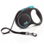 Flexi Automatic Leine nero Design S 5 m, blu