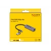DeLOCK 64282 docking station per laptop e replicatore di porte con filo USB 3.2 Gen 1 (3.1 Gen 1) Type-C grigio (64282)