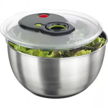 Centrifuga per insalata EMSA Turboline 513441 - acciaio inox, 4,5 L