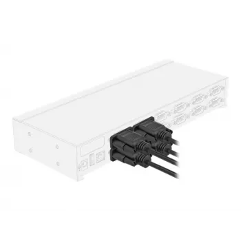 Cavo seriale DeLOCK 86605 nero 2m RS-232 Sub-D9