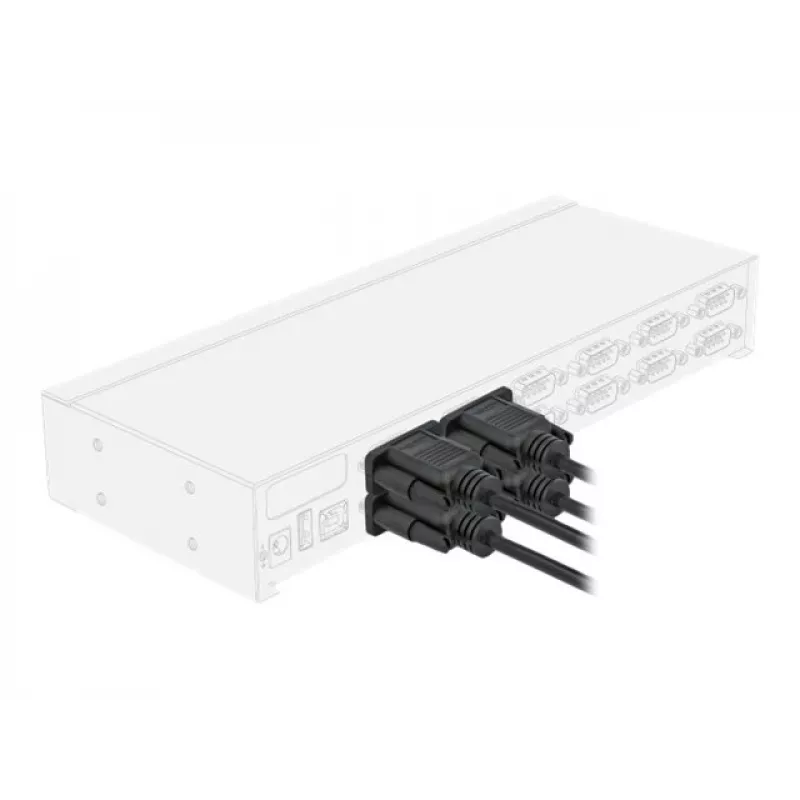 Cavo seriale DeLOCK 86605 nero 2m RS-232 Sub-D9