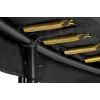 Salta Premium Schwarz Edition COMBO - 305 cm trampolino per tempo libero/giardino
