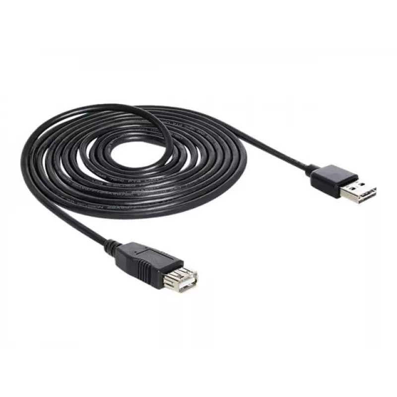 Cavo USB DeLOCK EASY-USB 2.0-A 5 m nero