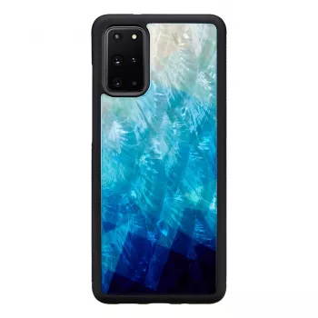 Custodia protettiva iKins per Samsung Galaxy S20+ — blue lake finitura nera