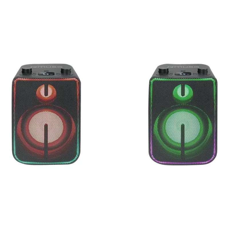 Altoparlante singolo portatile Muse M-1802 DJ nero