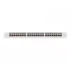 Pannello di permutazione Lanberg PPS7-1024-S da 19 pollici 1U, 24 porte, Cat7, FTP schermato, grigio
