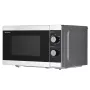 Sharp YC-MG01E-S forno a microonde combinato con grill, 20 l, 800 W, da appoggio, argento/nero
