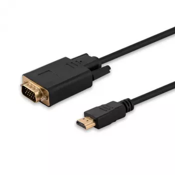 Savio CL-103 adattatore cavo video 1,8 m HDMI Type A (standard) VGA (D-Sub) nero