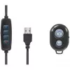 LogiLink stativo con ring light per smartphone con telecomando per smartphone da 10,16 cm - 17,78 cm (4 - 17,80cm (7)), - 1 pezzo (AA0152)