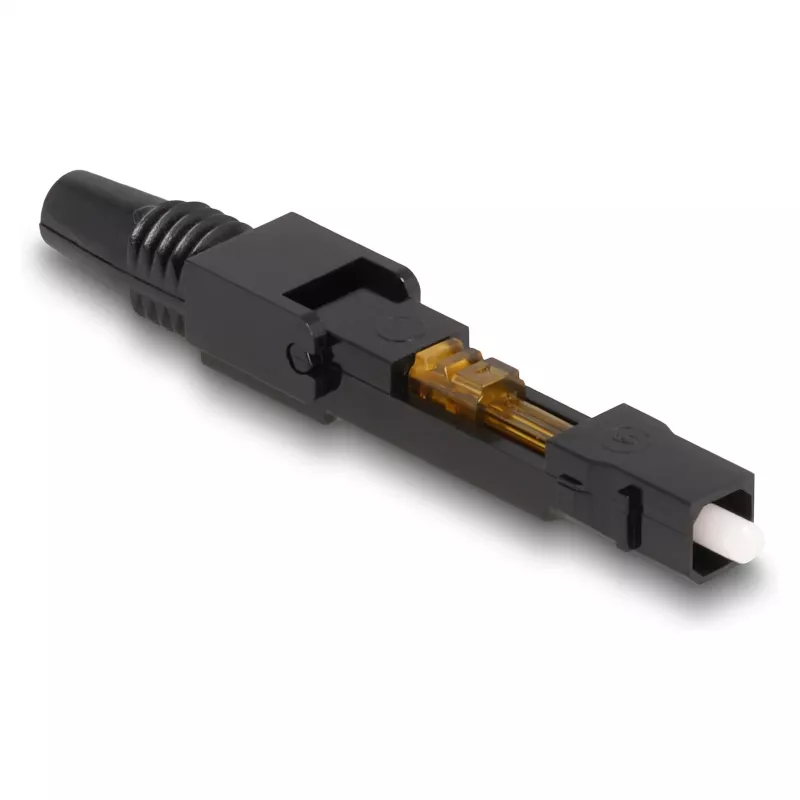 Connettore rapido in fibra ottica DeLOCK SC simplex maschio APC assemblabile in campo