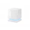 Set comodini cama meble QIU, 2 pz., MDF, bianco lucido, 46×41,5×53 cm