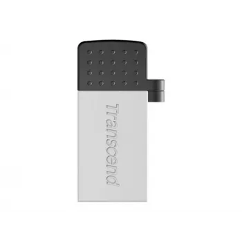 Transcend JetFlash Mobile 380 - Chiavetta USB - 16 GB - USB 2.0 - argento (TS16GJF380S)