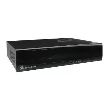 SilverStone MILO ML03 - Desktop - Micro-ATX - senza alimentatore (ATX / PS/2) - nero - USB/Audio (SST-ML03B-R)